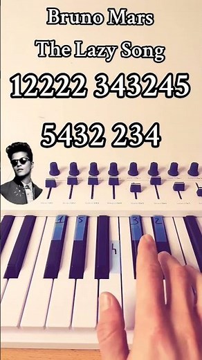 How to Play The Lazy Song by Bruno Mars (Piano Tutorial)