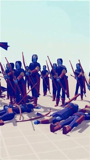 Dark Peasant ☠️ vs 🏹 300x Archers #TABS