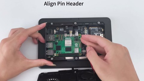 8 Inch Touchscreen for Raspberry Pi,5-Point 1280 * 800 IPS Touchscreen Portable Monitor with HDMI Interface Dual-Speaker for Raspberry Pi 5/4B/3B+/3B/B+ Jetson Nano Win11/10/8/7(8'' 1280*800)