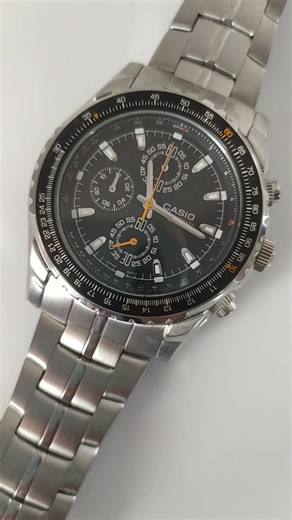 Casio Aviator Chronograph with Slide Rule Bezel