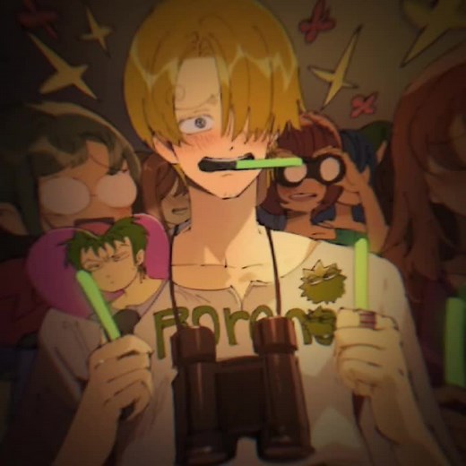 coi hai ẻm là fan nhau kìa 🤭🤭#zosan #zoroxsanji #💚💙 #zorororonoa #vinsmokessanji #bl #boylove #bl #boylove