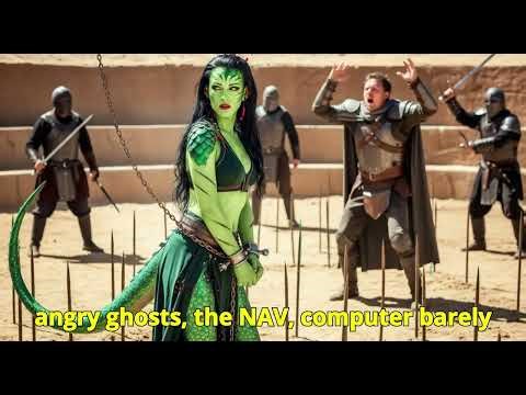 The Reptile Alien Queen Was Shackled in the Dust Pit—Until a Human Fought for Her Freedom