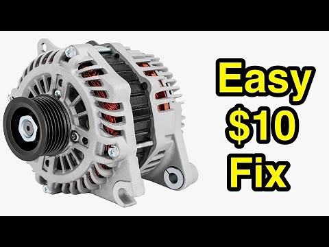 How to fix your car alternator cheap & easy - DIY.