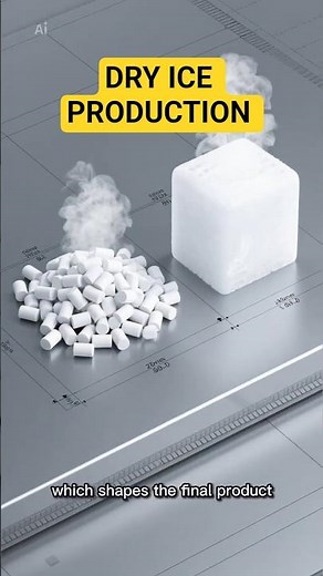 DRY ICE PRODUCTION #howthingswork #machine