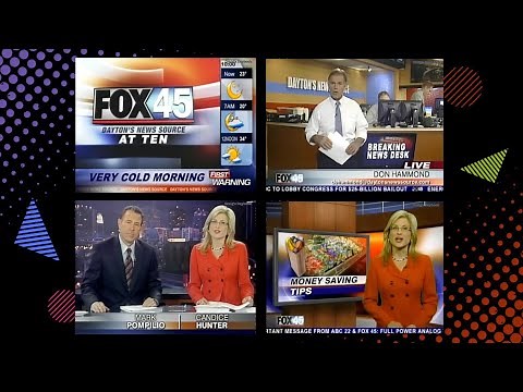 Retro 2008 - Dayton Fox 45 News at Ten - WRGT - Dayton TV History