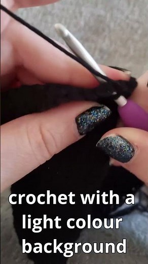 Tips for Crocheting with Black Yarn #crochet