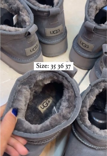Grey ugg boot available in store #ugg #bhutan #fyp #ootd