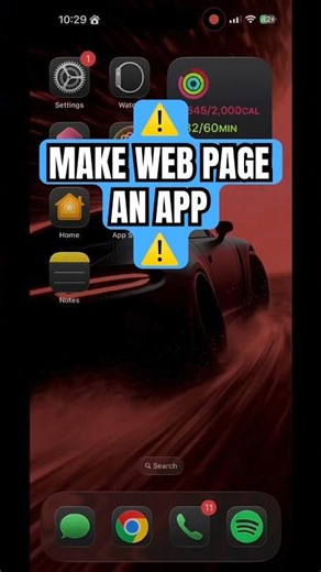 How to Save Any Web Page as an iPhone App
