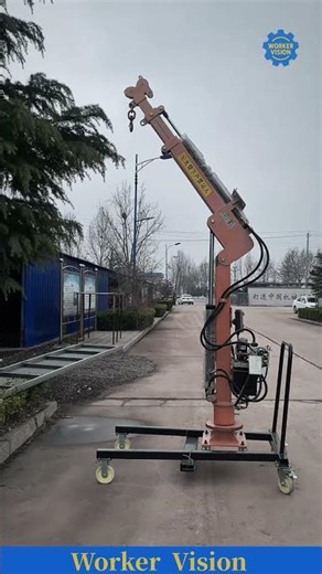 Super easy-to-operate mini crane #work