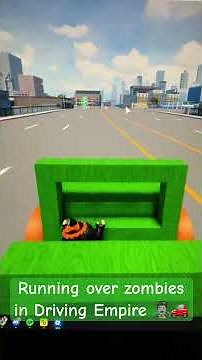 Running over zombies in Driving Empire 🧟‍♂️🚗