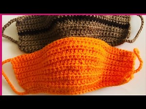 How to Crochet a Quick and Easy Face Mask, Face Cover