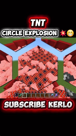 circle explosion 😁💥💥❤️‍🔥 #minecraft #viralvideo #shorts #viral