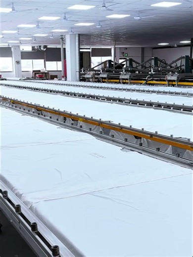 Printing logos on a large quantity of aprons #customized #apron