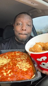 Jollibee Chicken ASMR Mukbang! 😋 6 Piece Crispy Chicken Bucket w/ Family-Size Spaghetti 🍝 🍗. #jollibee #asmr #mukbang | Kristin And Jamil