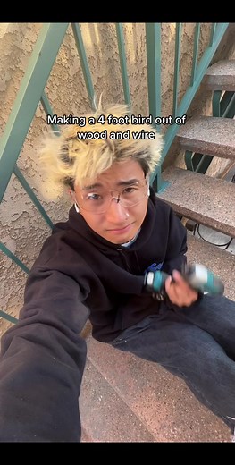 Sculpting a 4ft Bird: Wood, Wire, and Thread Art Process