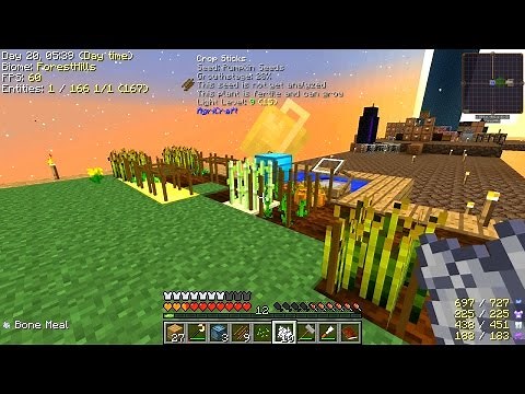 Minecraft - Project Ozone 2 #5: AgriCraft Farming