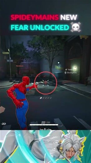 SPIDEYMAINS FEAR ME 😈 #marvelrivals #marvel #viralshorts #marvelcomics #spiderman