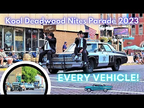 Classic Car Parade 2023 Kool Deadwood Nites Downtown Deadwood South Dakota