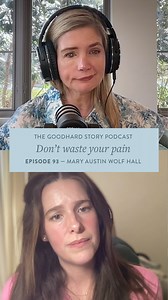 The only thing worse than grief is grief that feels meaningless. When you live in the economy of God, no pain goes wasted. But, goodness, the pain still stings. Friend, it's possible to invest your grief toward healing and redemption. If you want to learn from someone whose investing her pain about as well as I've ever seen, you need to listen to this week's conversation on The GoodHard Story Podcast with my phenomenal sister-in-law Mary Austin Wolf Hall 🩵 | Hope Heals
