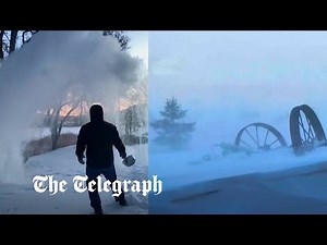 US faces coldest Christmas in years as Arctic storm raises 'bomb cyclone' alarm