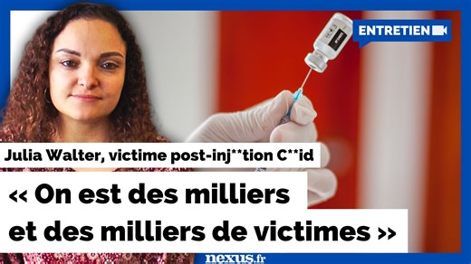 Je soutiens Nexus, indépendant et sans pub, en m'abonnant ou en faisant un don ! 👉 https://magazine.nexus.fr/soutenir/ Le 3 février 2024, Nexus était présent lors des Rencontres citoyennes autour des effets indésirables du Covid long et des vaccins organisées à Vierzon par l’association Cher Atout Cœur. Plusieurs dizaines de collectifs, associations et intervenants étaient présents. Parmi eux, Julia Walter, victime d’effets secondaires indésirables des vaccins anti-Covid. Elle nous confie ses t