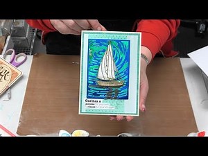 #281 Painting with Embossing Powders & Simply Defined Dies, Stamps by Scrapbooking Made Simple