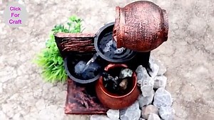 25K views · 28 reactions | Handmade Waterfall Fountain easy steps #fountain #waterfall #diy | Click For Craft | Facebook