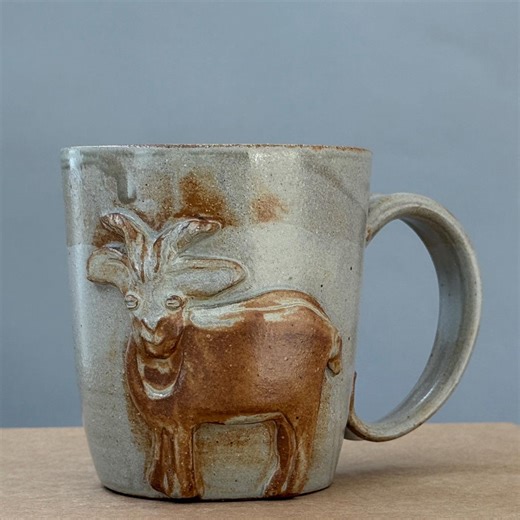 Goat | Pottery Mug - Etsy