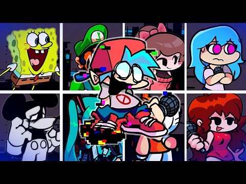 BlueBalled but Every Turn a Different Character Sings 🎶 (FNF but Everyone Sings It)