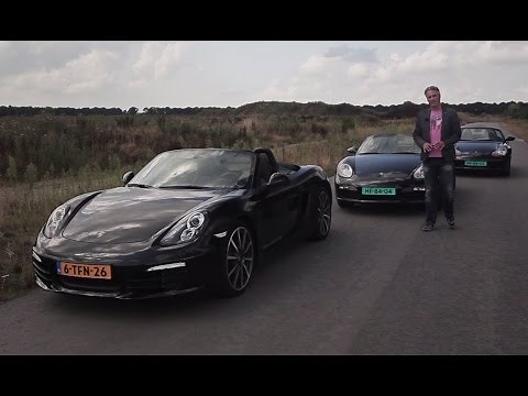 Porsche Boxster: three generations