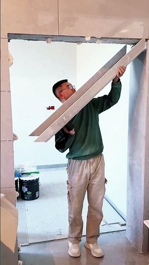 Install door casing