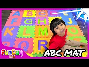 ABC MAT | ABC Letter Hunt | Pretend Play finding Letters for Toddlers & Kids with Apu - @FunDay Kid