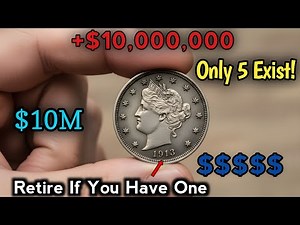 Most Valuable 1913 Liberty Head Nickel — The Ultra Rare Old Coin Worth Over $10 Million!