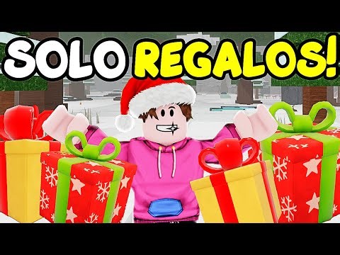 SOBREVIVI usando SOLO los REGALOS🎁en 99 Noches en el Bosque ROBLOX