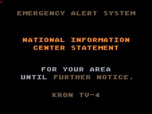 Mock EAS: National Information Center Statement