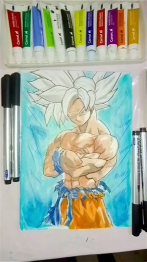 how to draw goku#drawing #artist