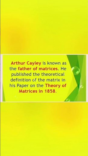 History of Matrices| Basic history