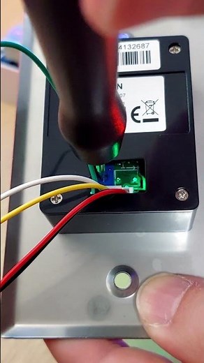 Control de sensibilidad del Botón no Touch #seguridad #electronica #botonnotouch