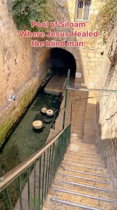Pool of Siloam, where Jesus Healed the blind man. Ancient Jerusalem… | Visit Israel From Your Home