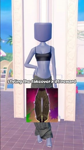 Transforming a new DTI reward into a Kim Possible outfit! #dresstoimpress #roblox #shorts
