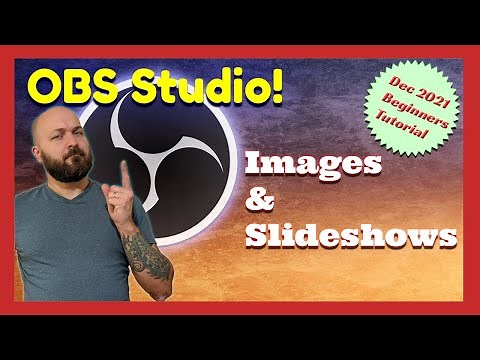 How To Use Image Source in OBS Studio (and Image Slide Show) - Alpha In Linear Space - Tutorial