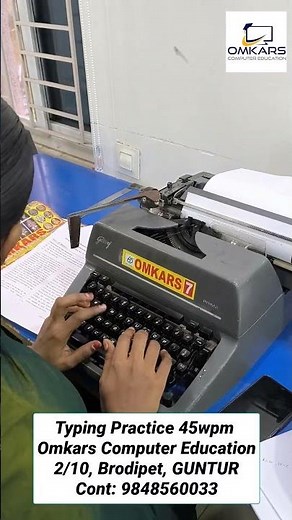 Typing Classes for Lower,Higher Certification, Best Omkars Typing Training Institute