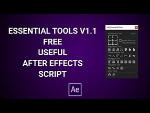 Free After Effects Script | AM Essential Tools Script V1.1 | Demo Tutorial | SCRIPT UPDATE 1Aug2022