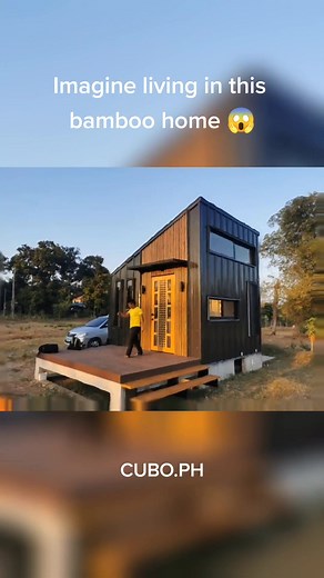 Check out our Bulacan Starter via cubo.ph! A 30.5sqm tiny house that can fit a family of 2-3. Already inclusive of your toilet and bath, kitchen, loft, and everything you need to get settled in! All you will need to do is get ready to move in! #tinyhouse #tinyhouseph #cubomodular #cubo #bamboo #sustainableph #architectureph #constructionph #sustainability #prefabph #prefab