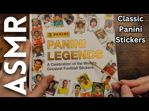 Showing you some classic Panini Stickers [ASMR Football]