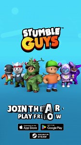 3.2K views · 190 reactions | A new Alien event just dropped and Mr. Stumble's weapon of choice is a banana????  oh boi  Anyway, play Scary Skies NOW! #StumbleGuys #UFOMG | Stumble Guys | Facebook