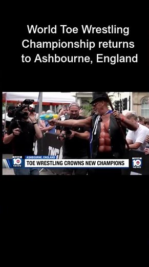 World Toe Wrestling Championship returns to Ashbourne, England