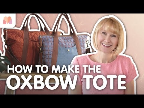 How to Sew the Noodlehead Oxbow Tote | A Modern, Functional Bag for Everyday Use