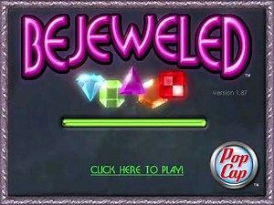 Bejeweled Deluxe 1 loading music title screen pc