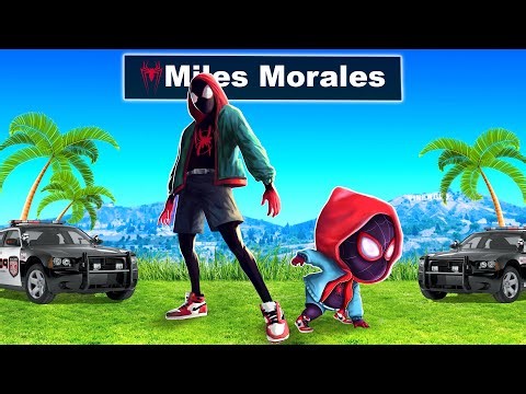 Adopted by MILES MORALES In GTA 5!